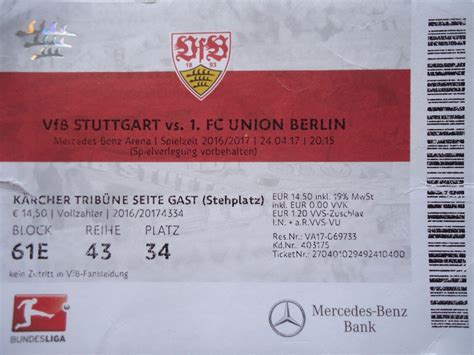 vfb tickets ebay